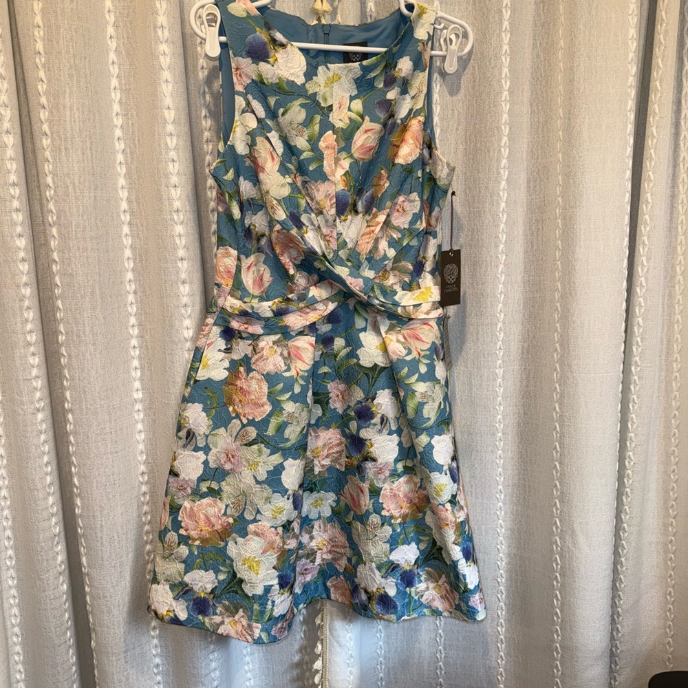 Vince Camuto Women's Printed Jacquard Fit & Flare dress